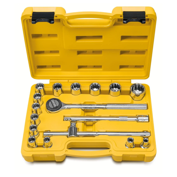 Jogo de Soquetes Estriados 8 à 30mm x 1/2