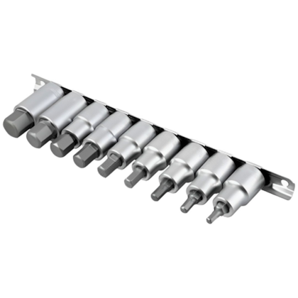 Jogo de Soquetes Hexagonais  9 Pçs Enc 1/2 Pol. Cap 3/16 a 5/8 Pol. 3029316058 Vonder-139b11f7-c5b9-4bad-9141-d4ede654f73d