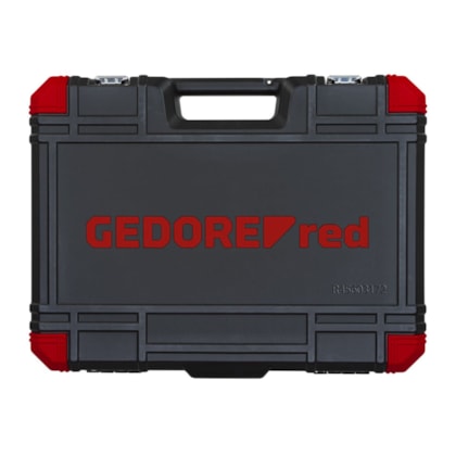 Jogo de Soquetes MAX Oficina Encaixes 1/4 | 3/8 | 1/2 Pol. Sextavados 172Pçs 3300058 Gedore Red-1200b5cd-f745-4d91-af25-4ebad8f5e65b
