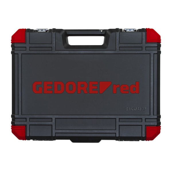 Jogo de Soquetes MAX Oficina Encaixes 1/4 | 3/8 | 1/2 Pol. Sextavados 172Pçs 3300058 Gedore Red-d4e42078-612c-4c5b-81dd-d0f1f50f9279
