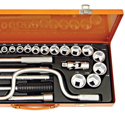 Jogo de Soquetes Sextavados 1/2