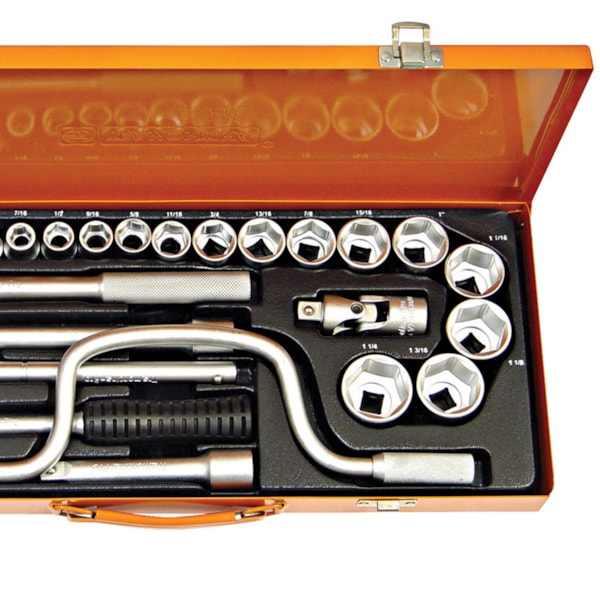 Jogo de Soquetes Sextavados 1/2