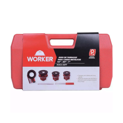Jogo de Tarraxa para Canos Metálicos 1/2