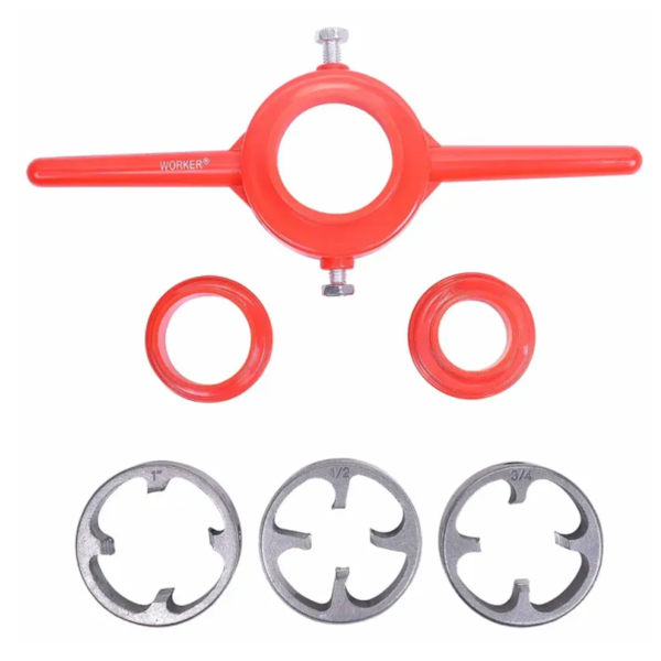 Jogo de Tarraxas 6 Peças Para tubos PVC - 246301 Worker-7d715b93-79f0-46a1-a681-27126dd36e47