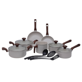 Jogo panelas 10 peças pratic cook marmol 10526 mimo style
