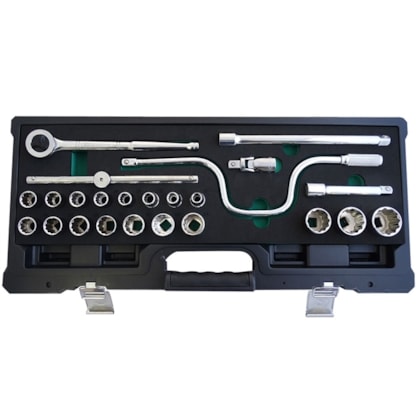 Jogo Soquete 10 a 32 mm com 24 Pçs 204400BJ Belzer-0e97e4e8-3bc2-4a66-ab36-9f80b505e9eb