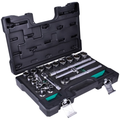 Jogo Soquete enc.1/2 de 3/8 A 1.1/4 20 Pçs 205906BJ Belzer-475ae676-a2fb-438c-9c44-e02c0d2b08a8