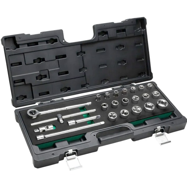 Jogo Soquete Sextavado 1/2 10a32mm 23 pçs 205406bj Belzer-9a66956d-5278-4d15-9b69-8bda1c2d171d