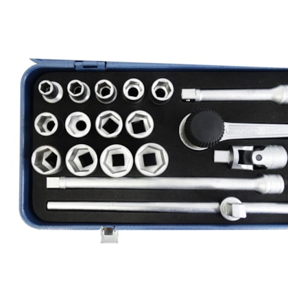 Jogo Soquete Sextavado 1/2