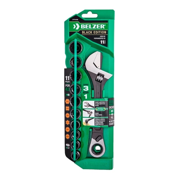 Jogo Soquete Vortex X6 com Chave 3 em 1  CPTAW8B Belzer-86435472-483f-4e51-9a6e-9c9a98660fd5