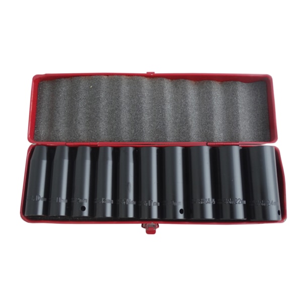 Jogo Soquetes de Impacto 10A24MM X 1/2