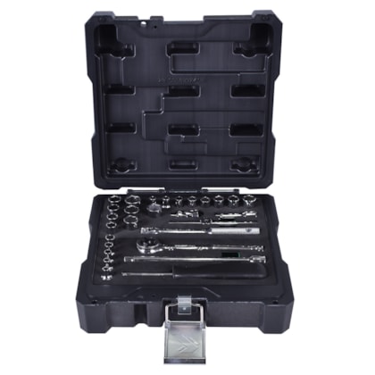 Jogo Soquetes Sextavado 1/4