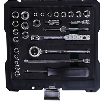 Jogo Soquetes Sextavado 1/4