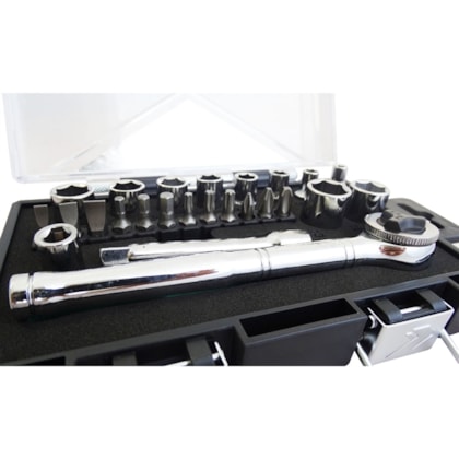 Jogo Soquetes Sextavados 1/4 25 Pçs 234410IBJ Belzer-1121ab05-bb07-4518-9214-be1048331885