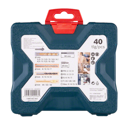 Jogo X-Line Pontas e Brocas 40pçs + Maleta 2607017512 Bosch-60afd3af-5692-49b2-95d5-68b65c49091c