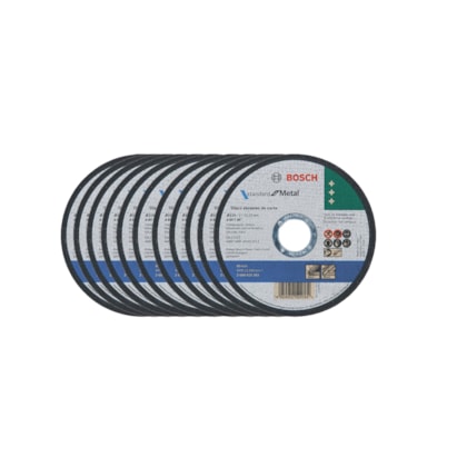 KIT 10 PÇS DISCO DE CORTE 4.1/2 X 1,0 X 7/8 STANDARD BOSCH-0f50d689-3547-4862-b16d-47a7413b61c8