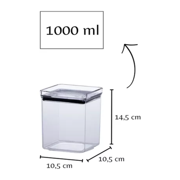 Kit 12 Potes Quadrado Lumini Paramount -0c549f2a-92f7-4760-9cdf-2617de3aaa2d
