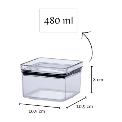 Kit 12 Potes Quadrado Lumini Paramount -0a40b8aa-03a5-4260-a780-b1d02016c153