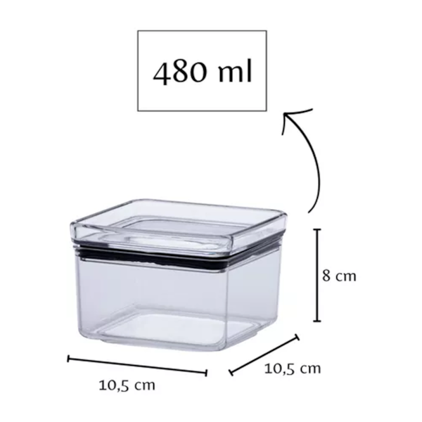 Kit 12 Potes Quadrado Lumini Paramount -aff8c211-4f32-4903-9e24-2c79f001284a
