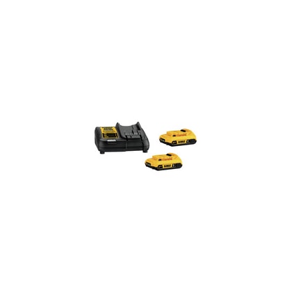 Kit Baterías 2ah + Cargador 20v Dewalt Dcb203c2