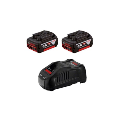 Kit 2 Baterias e 1 Carregador 18v  GBA 18V - AL 1814 Bosch-27e1adaf-9805-4279-bce0-6e2f377f7c32