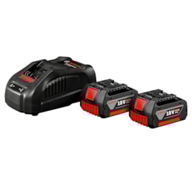 Kit 2 baterias GBA 18V 4Ah 220V  e Carregador GAL 1880 Bosch