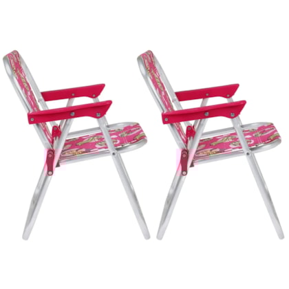 Kit 2 Cadeiras de Praia Dobrável Infantil em Alumínio Barbie Verão Bel-05a970b2-cbd4-49ff-8708-321c05a0ed49