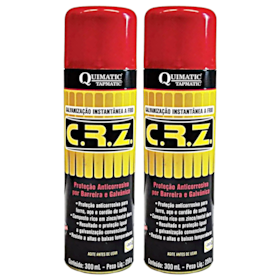 Kit 2 Sprays Galvanização a Frio CRZ 300ml DM1 Quimatic