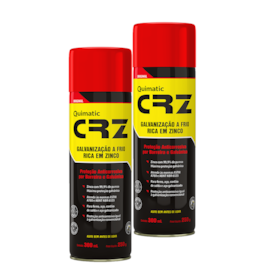 Kit 2 Sprays Galvanização a Frio Spray 300ml CRZ Quimatic DM1