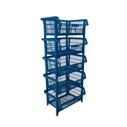 Kit 5 Cestos Expositor Prático Médio 42511 Presto-c6bb1caa-0f27-4b7a-b178-7db3fc85821b