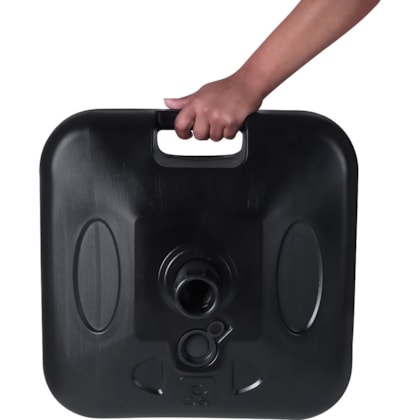Kit 6 pçs base Guarda-Sol/ Ombrellone Água/Areia 18kg Preta Belfilx-0a338372-1395-4b8e-82ab-d9810dc187c0