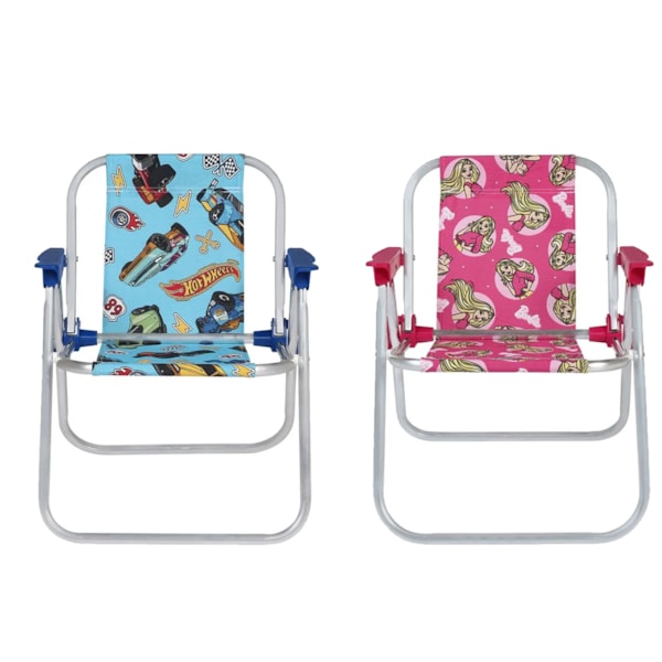 Kit Cadeira de Praia Infantil Barbie e Hot Wheels Verão Bel-620cba90-e1a8-48c9-9aa5-5a6d3bf00aca