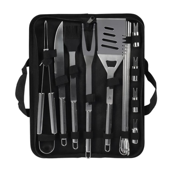 Kit Churrasco Premium Portátil Em Aço Inox Com Estojo 16Pçs 256600 Bel Fix-65c40f8b-3180-4ac1-8362-2a20555f5382