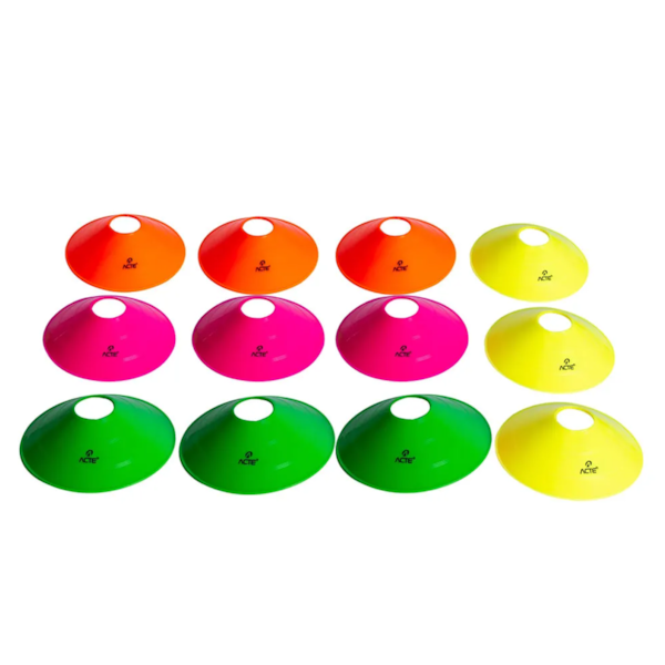 Kit Com 12 Cones Tipo Chapéu Chinês T74 Acte Sports-a082f121-a634-4ab6-b71f-8d3be092838a