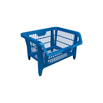 Kit com 5 Cestos Expositores Prático Pequeno Azul 42503 Presto-48c96159-c8c1-4c9a-a510-58be3419dc44