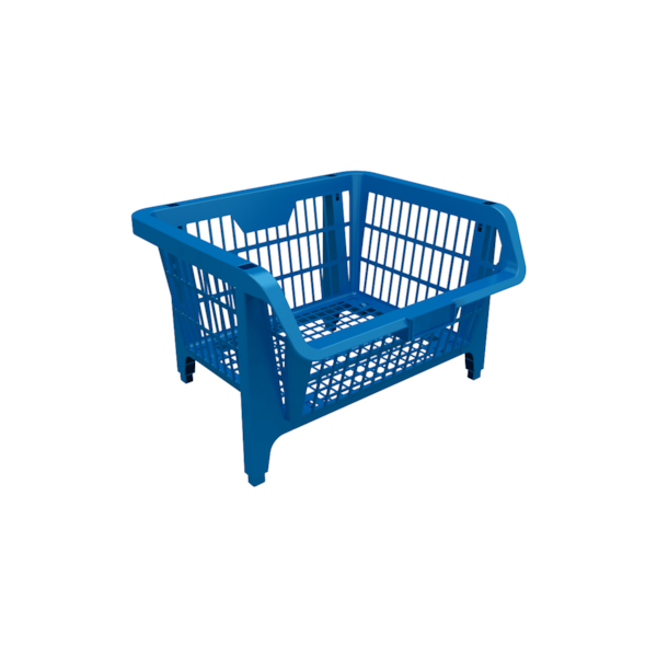 Kit com 5 Cestos Expositores Prático Pequeno Azul 42503 Presto-efa842f2-6f57-4385-9fab-66802ef6de3c