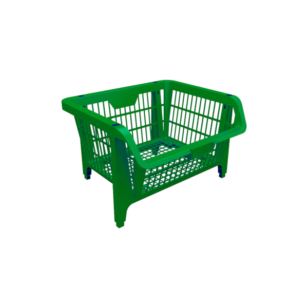 Kit com 5 Cestos Expositores Prático Pequeno Verde 42516 Presto -24f6e4c2-c996-41dc-8eca-4a910bbe71ee