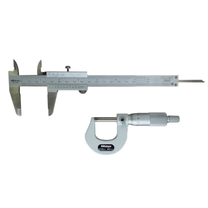 Kit com Paquímetro e Micrômetro B-10 Mitutoyo-42a9e322-9f71-4b64-9111-4b6181a5cd21