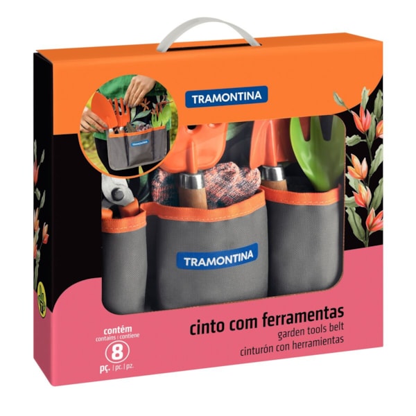 Kit Conjunto de Jardinagem Com Cinto e Ferramentas 8 Pçs 78119/805 Tramontina-7c5b94ec-2266-4e6a-8c03-1c0a713caf09