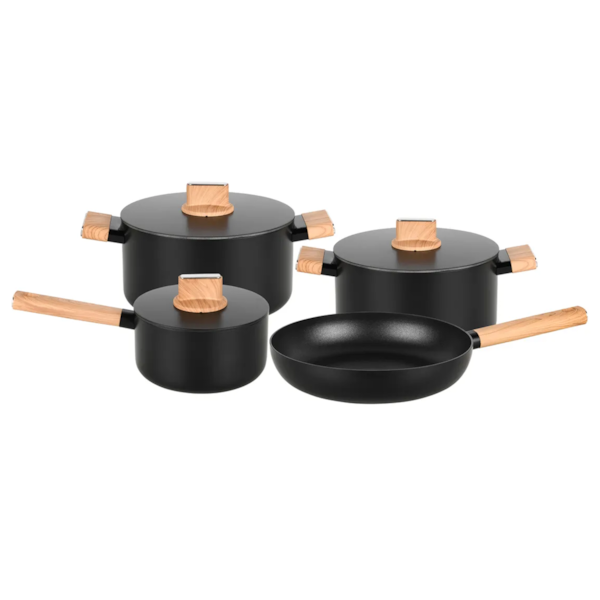 Kit Conjunto De Panelas Em Aluminio Forjado Wood Black 4 Pçs 8467 MTA-d3dd3ae6-bbf8-4f0b-822b-a7f262f0afee