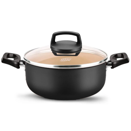 Kit Conjunto De Panelas Em Aluminio Safira Preto/Bege 4 Pçs 8518 MTA-80de160c-eaba-48ae-8cab-3ae7a7f3a3d4