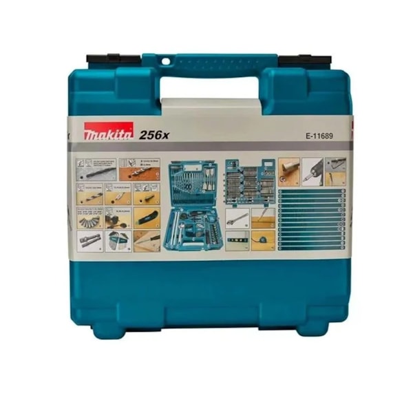 Kit de Acessórios 256Pçs E-11689 Makita-56159354-0ab6-46f5-9b16-c34648e822af