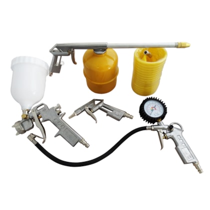 Kit de Acessórios para Compressor de Ar com 5 Peças KCA5P Tekna-ea23e1d1-0d8f-40a9-8da6-f7d33a3b1420