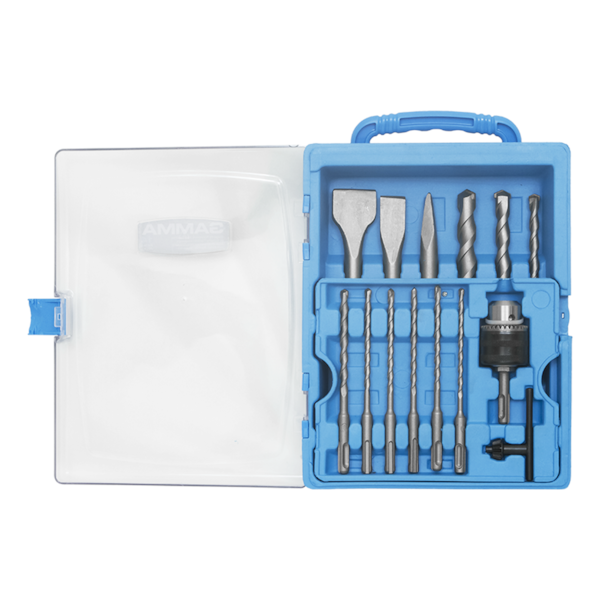 Kit de Acessórios para Marteletes SDS Plus com 14 Peças Gamma-ceb163c2-8336-4a75-b677-825074596fbe