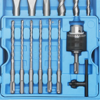 Kit de Acessórios para Marteletes SDS Plus com 14 Peças Gamma-1c669ef2-babe-40ef-8400-fd4a3c6be2e7