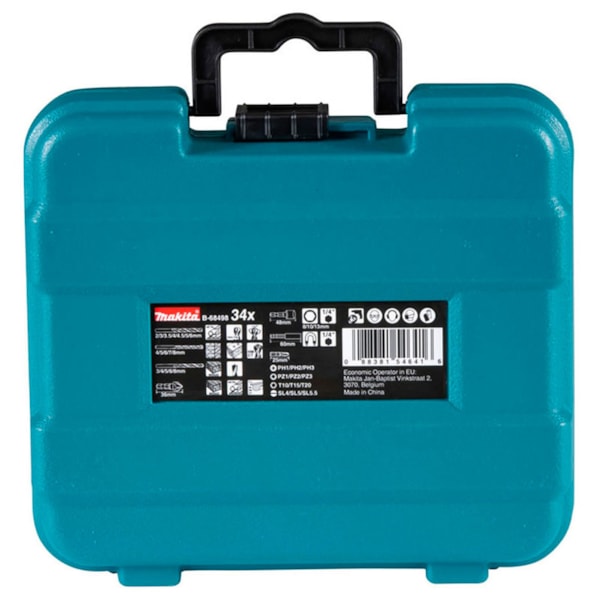 Kit de Brocas Bits e Escariador 34Pçs B-68498 Makita-a1d9aaac-5172-4724-a901-f76db76ece73