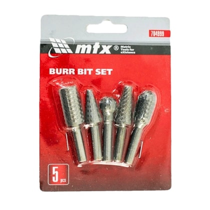 Kit de Lima Rotativa Para Madeira Com 5 Peças Mtx-39aa905d-1464-45cf-8de3-07974df5e6ec