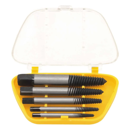 Kit de Saca-Parafusos 1/8" e 3/4"Pol. em Aço Carbono 5 Peças 3599301000 Vonder