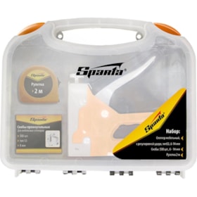 Kit Grampeador Manual com Trena Maleta e Grampos - Mtx