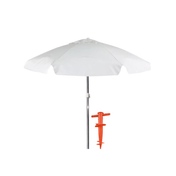 Kit Guarda-Sol Branco em Bagum 2 metros Com Sacareia Belfix-b560007a-5232-46f6-83b1-bff1b81ee22b